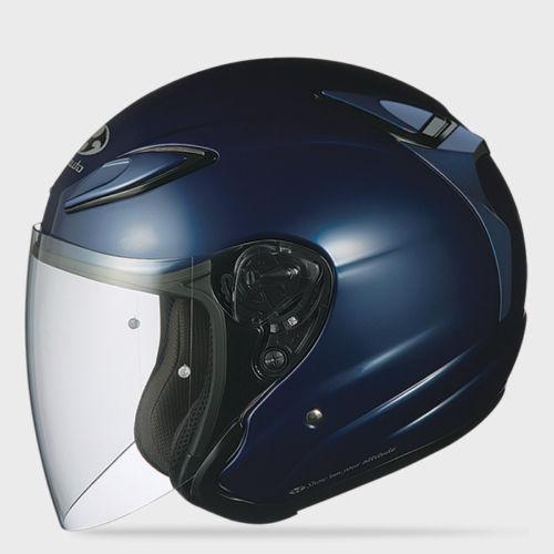 Kabuto avand ii solid open face motorcycle helmet - eternal blue (md / medium)