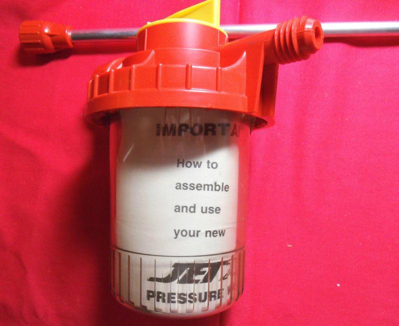 Vintage 1970's jet x corporation pressure washer sprayer car washer brand new 