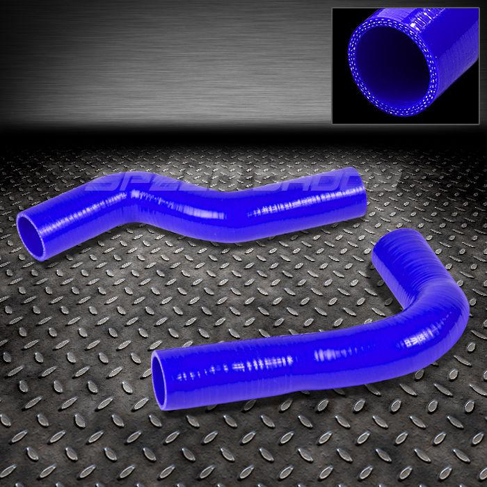 3-ply hi temp silicone radiator hose 92-00 subaru impreza wrx gc8 ej18 ej22 blue