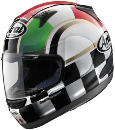 Arai rx-q flag italy large motorcycle helmet ducati full face - ready to ship