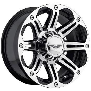 20x9 super finish black american eagle 50 6x135 & 6x5.5 +25 rims terra grappler