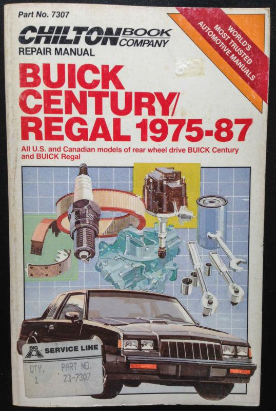 1975 1976 1977 - 1984 1985 1986 1987 buick century buick regal repair manual