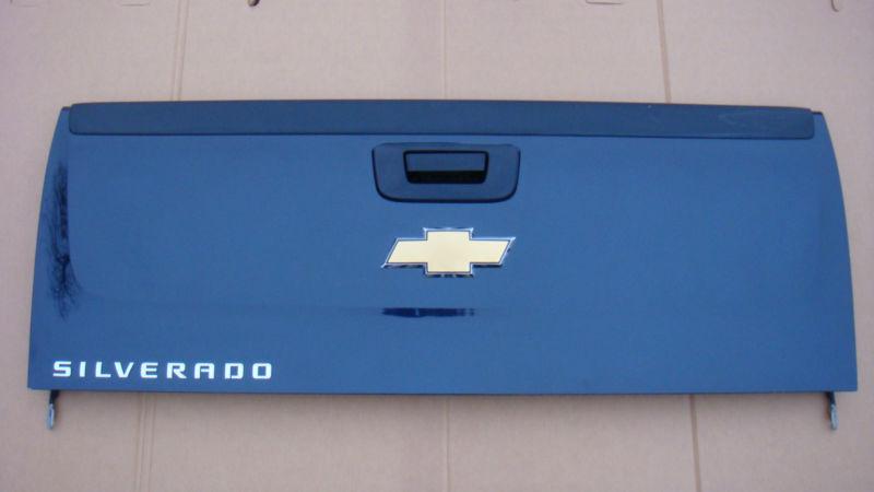 07 08 09 10 11 12 13 chevy silverado pickup rear tailgate blue 1500 2500 3500