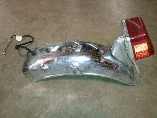 1982 suzuki gs450l rear taillamp fender tag braket assembly