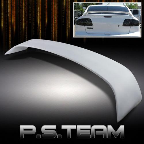 03-09 mazda3 mazda 3 4dr sedan i s sp23 rear trunk spoiler wing kit (paintable)