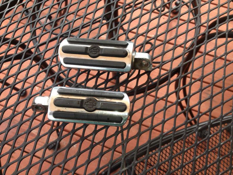 Harley bar and shield highway pegs