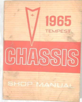 1965 pontiac and  tempest shop repair manual  original 