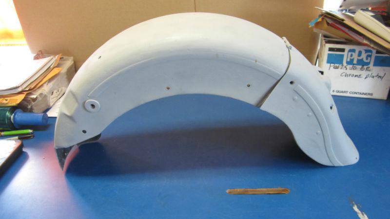 73-79 harley davidson fl primed rear hinged fender