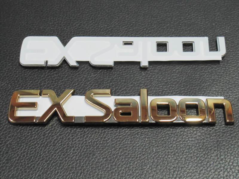 1 ex saloon gold emblem logo badge for nissan sunny sentra.........a