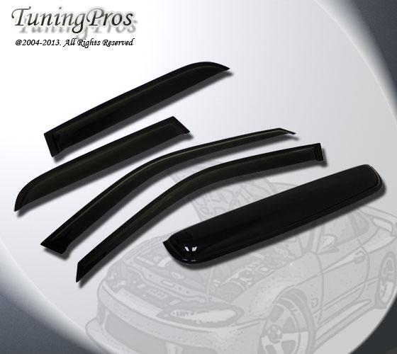 Jdm outside mount vent window visor sunroof 5pc nissan maxima 00-03 4dr gxe