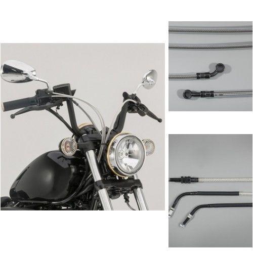 New genuine yamaha v-star 950 bolt tall handlebars and cables kit