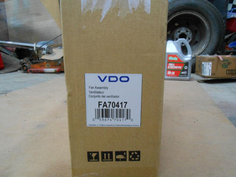 Vdo fa70417 engine cooling fan assembly