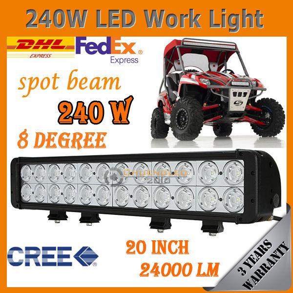 240w work light off-road 24 led driving light 24000lm atv 4wd awd suv pickup van