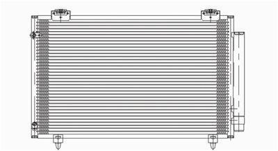 Sherman 83299 a/c condenser toyota corolla