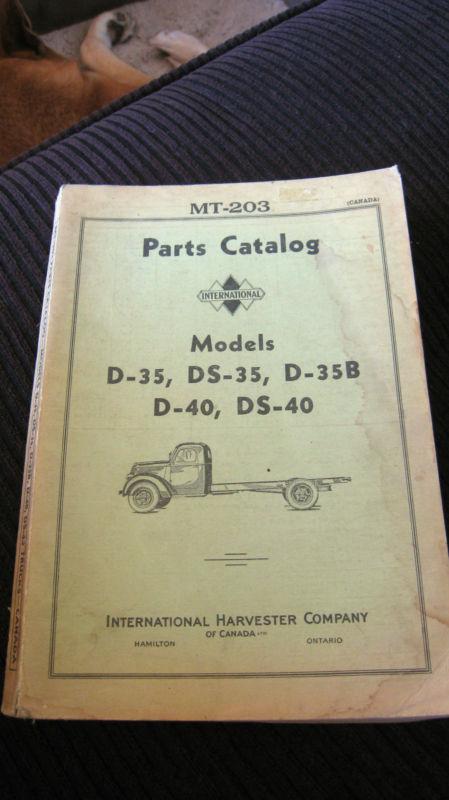 International truck c-50, cs-50, c-55, c-60  mt-29-a parts catalog