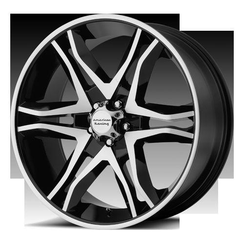 22" wheels rims american racing mainline gloss black escalade avalanche tahoe 