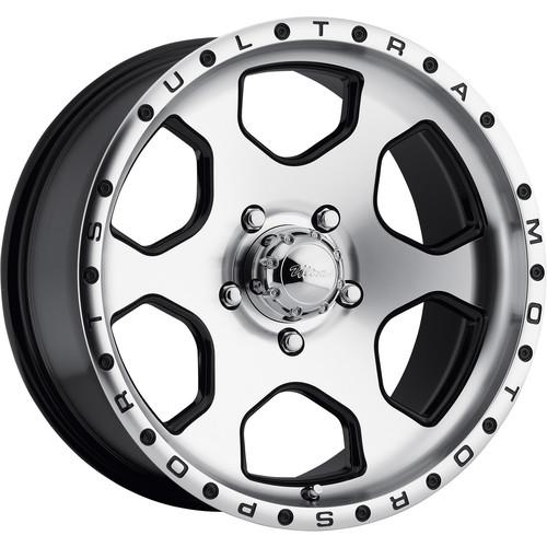 18x8.5 machined black ultra rogue (175) wheels 5x5.5 +10 suzuki vision xl-7