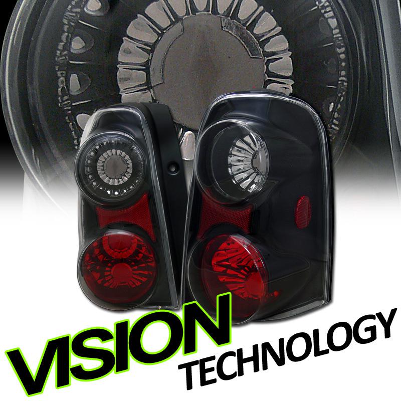 *3d* style jdm blk housing clear lens altezza tail lights 2001-2007 ford escape