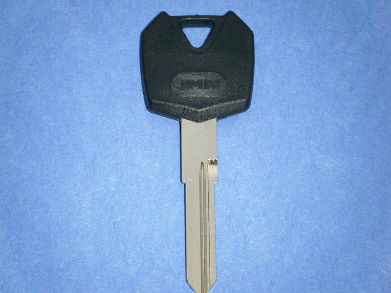 Kawasaki motorcycle key blank ninja 250r 2008 2009 2010 2011 jma factory molded