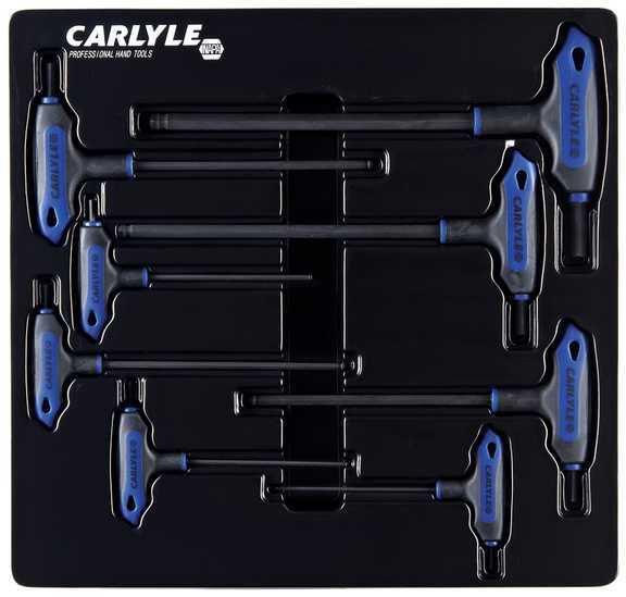 Carlyle hand tools cht lhhbs8m - hex key set, hex ball l-handle metric