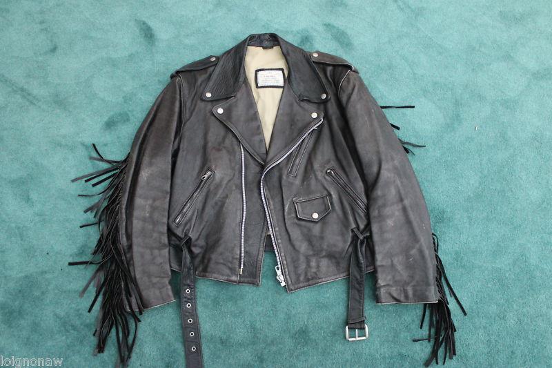 Sell Men's Leather Motorcycle Jacket with Fringe in Springfield ...