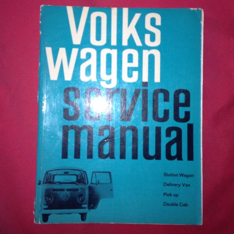 Volkswagon factory service manual van,pickup,dual cab,station wagon