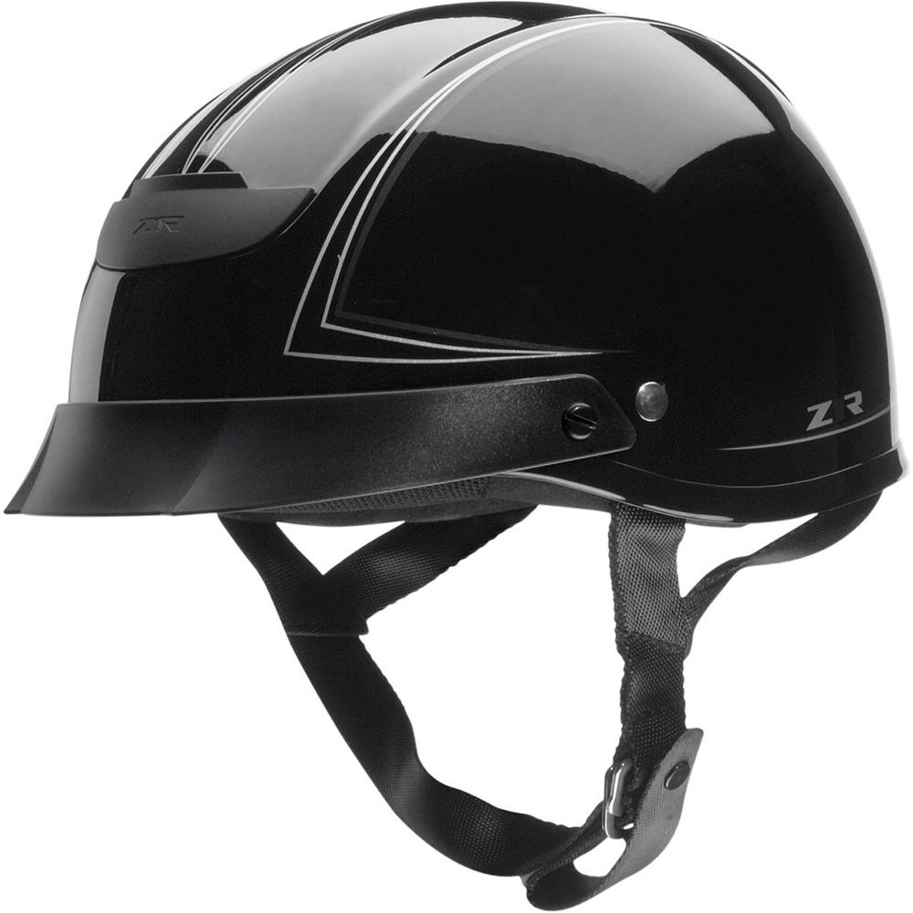 Z1r vagrant pinstripe black helmet 2013 motorcycle 1/2 half