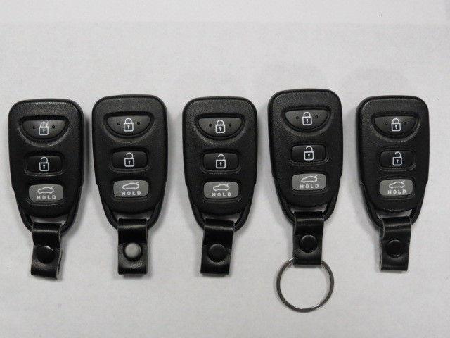 Used lot of 5 hyundai remotes keyless fobs 95430-3q001 transmitters osloka-950t