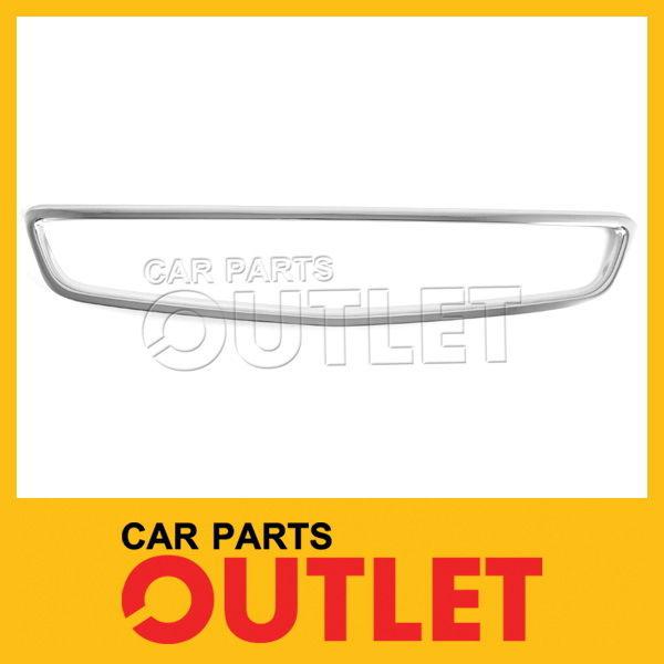 1996-1998 honda civic lx sedan front grille molding chrome trim surround plastic