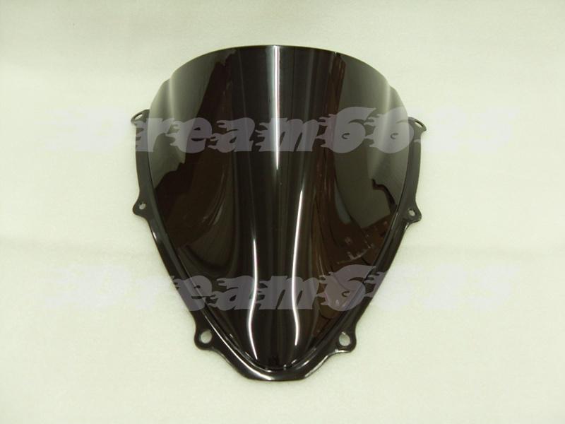 Windscreen windshield fit suzuki gsxr gsx-r 600 750 k6 k 6 2006 2007 06 07 black