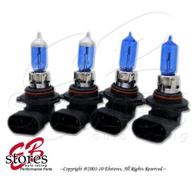 White 55w 9006 low + 65w 9005 high beam 4pcs combo 2 set xenon hid light bulbs