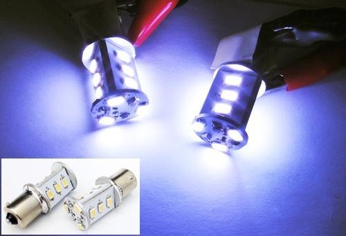 2 samsung 12 smd led 1157 bay15d turn signal blinker tail brake light 7528 white