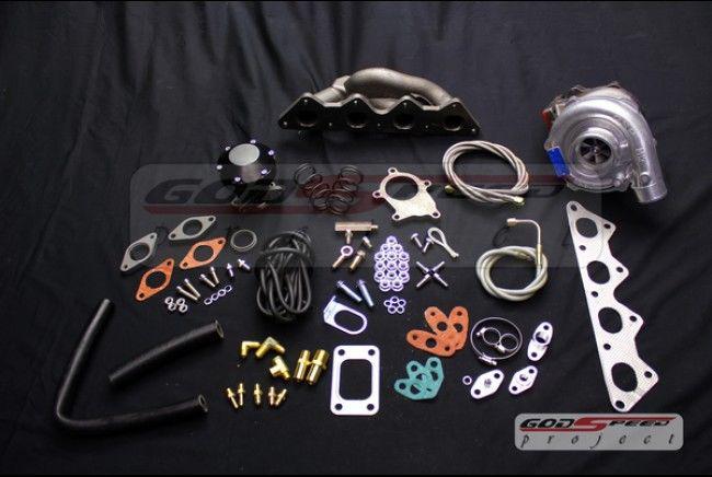 Gsp eclipse 4g64 t3t4 3g .63ar bolt on set up turbo charger kit +cast manifold