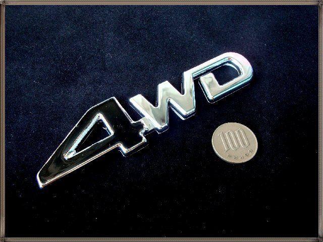 A169 4wd 3d decal emblem sticker(black color) 