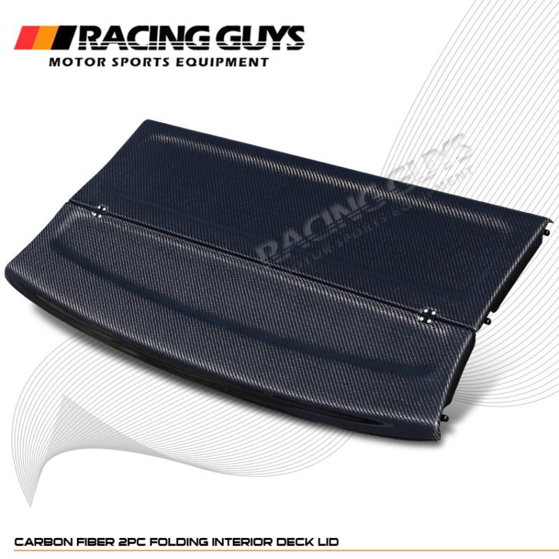 1996-2000 honda civic hatch rear trunk carbon fiber cover kit hood luggage 