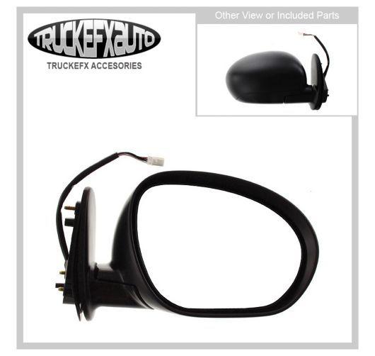 New right side mirror heated power textured black passenger rh hand ni1321206