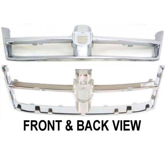 5113151aa ch1202103 grille shell new chrome dodge grand caravan 2008 2010