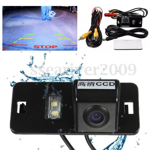 3 led 170° mini car rear view night vision backup camera for bmw e39 e46 e46s