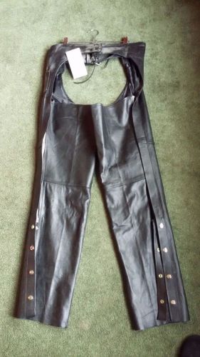 Leather chaps size large