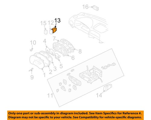 Subaru oem 03-05 impreza cruise control-on/off switch 83001fe080