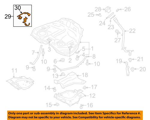 Subaru oem 08-14 tribeca vapor canister-tank pressure sensor 22627aa39a