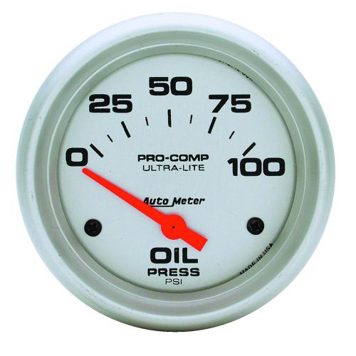 Auto meter 4427 ultra-lite; electric oil pressure gauge