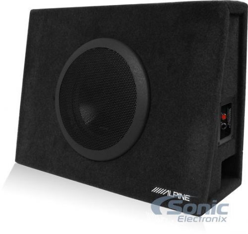 Alpine sbt-s10v 350w swt series single 10&#034; ported loaded subwoofer enclosure