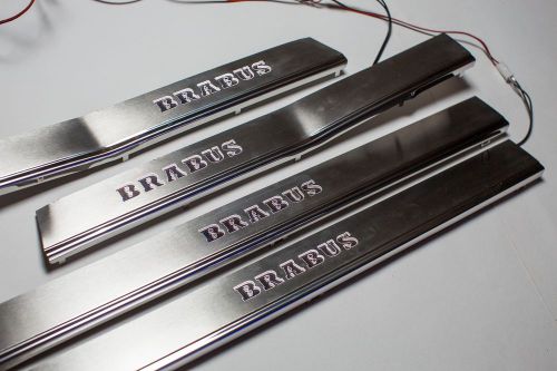 Mercedes benz w140 brabus door sill with lighting einstiegsleisten s-klasse long