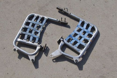 1987-2006 yamaha banshee dg ac graydon aluminum nerf bars nerfs blue f-22