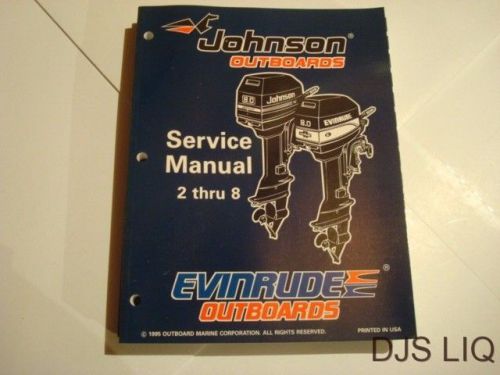 1996 oem johnson evinrude outboard 2-8 hp service manual dg183-4