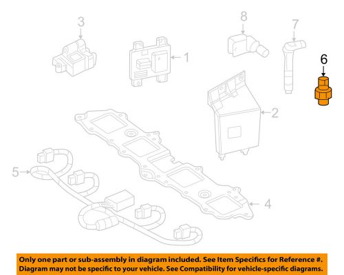 Gm oem-ignition knock (detonation) sensor 12589867