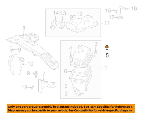 Gm oem lift gate-molding nut 3530297