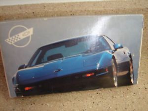 1992 chevrolet corvette  vhs dealer/owner tape