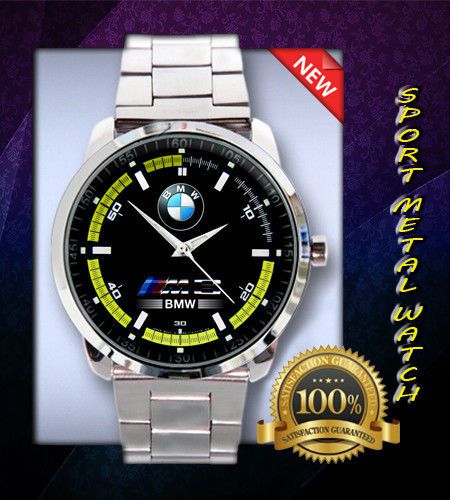 New design bmw m3 luxury vehicle logo on sport metal watch